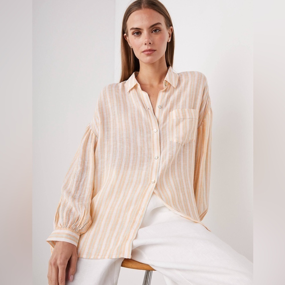 Rails Clio Clementine Stripe Shirt